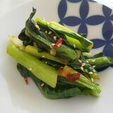 にんにくが効いて美味しい!小松菜のナムル
